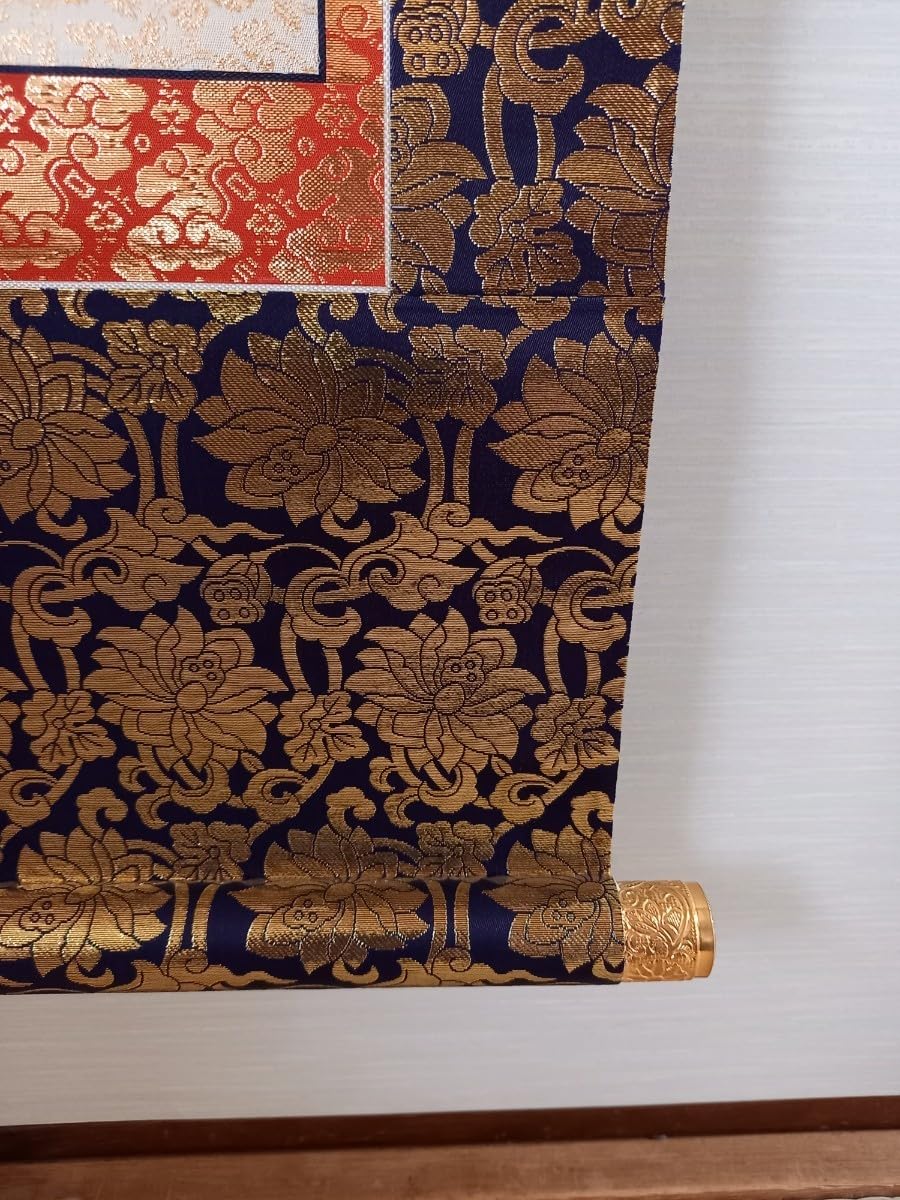 西国三十三ヶ所霊場巡拝 集印軸サイズ長さ197㎝幅59㎝です本金箔仕上げ本仏仕立 西国三十三ヶ所霊場巡拝 集印軸サイズ長さ197㎝幅59㎝です本金箔仕上げ